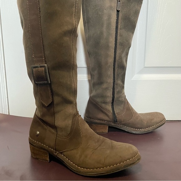 Neosens Leather and Suede Over the Knee Boots 7 - Picture 2 of 10